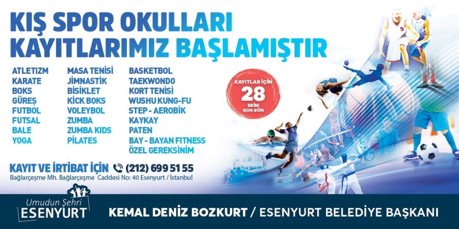 Kış Spor Okullarının Kayıtları Başladı