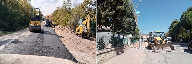 Derince Yenikent Merkez Caminin  kaldırımları yenileniyor