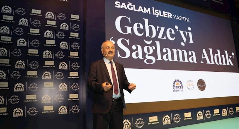 Gebze Belediyesi Hizmet ve Yatırım Dönem Toplantısında Konuşan Başkan BÜYÜKGÖZ: