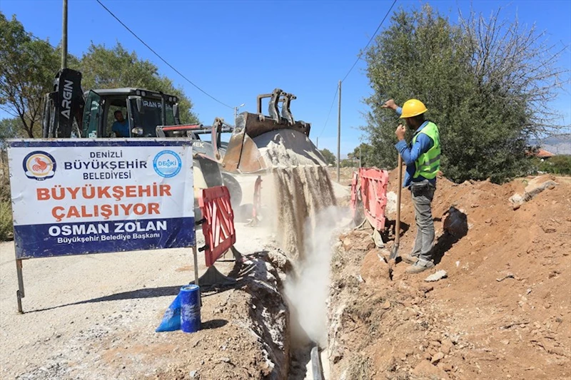 Büyükşehir DESKİ’den Tavas-Sarıabat’a 15.250 m içme suyu hattı