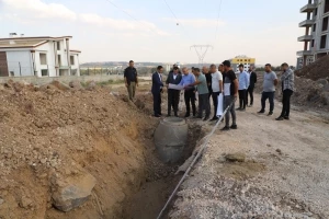 Yenişehir Dönümlü mahallesine altyapı ve içme suyu hattı döşeniyor