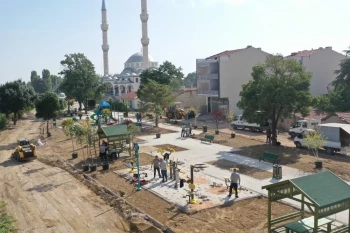 BÜYÜKŞEHİR’DEN ALPU’DA  PARK VE KORKULUK PROJESİ