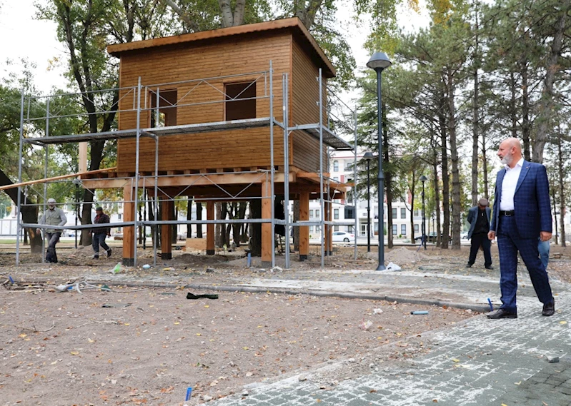 BAŞKAN ÇOLAKBAYRAKDAR, “ÇOCUKLAR İÇİN AĞAÇ EVİNDE OLDUĞU ÇOK FONKSİYONLU PARK YAPIYORUZ”