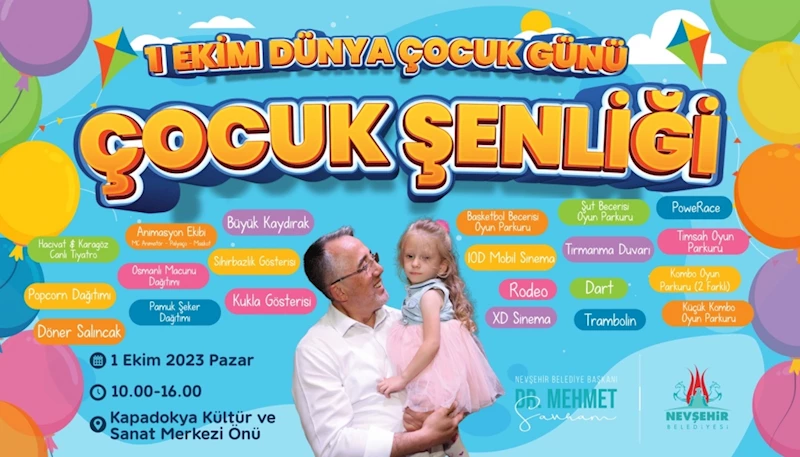 1 Ekim Dünya Çocuk Günü Kutlanacak