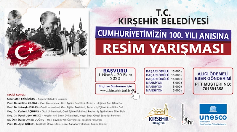 RESİM YARIŞMASI BAŞVURULARI 20 EKİM’DE SONA ERECEK