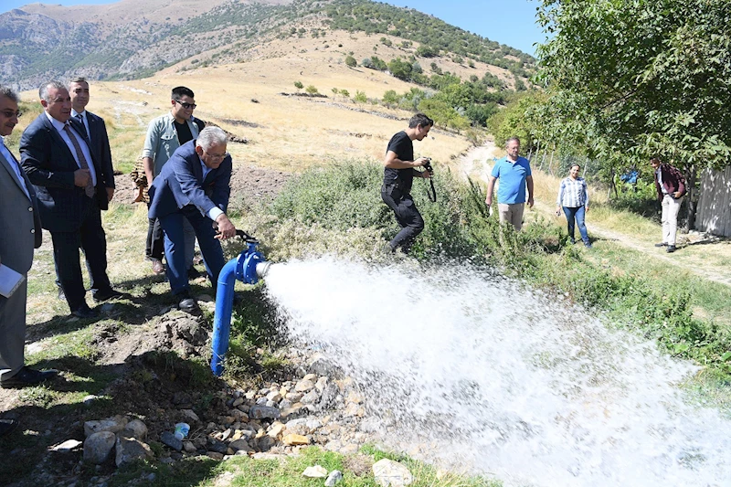 Başkan Büyükkılıç, 6 Milyon TL’lik Sulama Tesisini Yerinde İnceledi