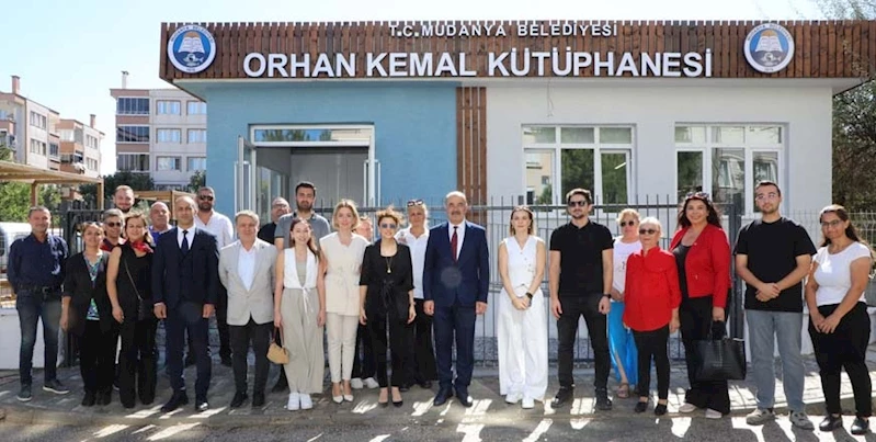 MUDANYA BELEDİYESİ’NDEN ORHAN KEMAL KÜTÜPHANESİ