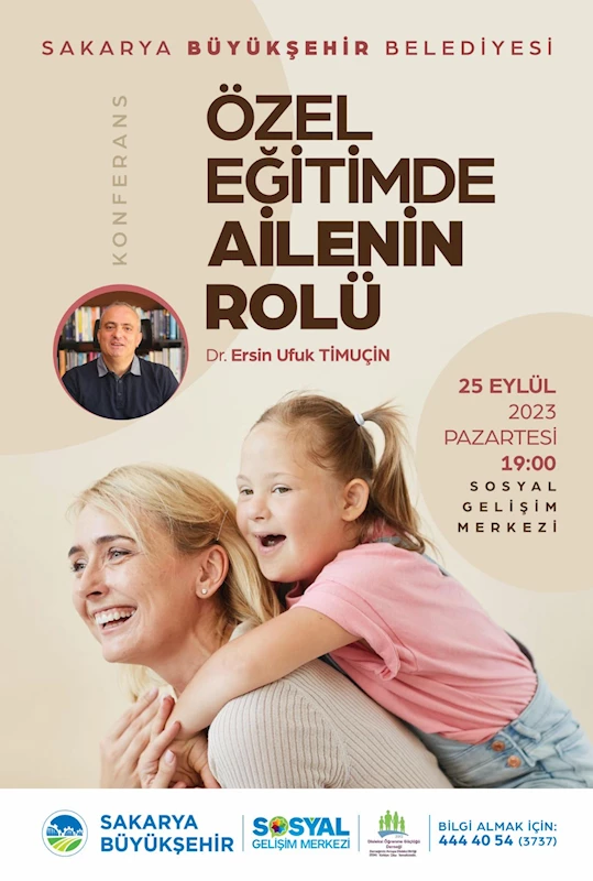 SGM’de “Özel Eğitimde Ailenin Rolü” konuşulacak