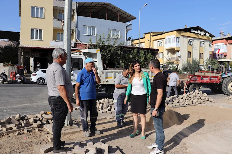 İstiklal Mahallesi ASM çevresinde yollar yenileniyor