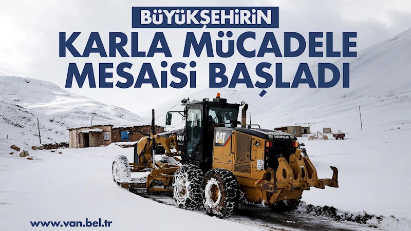 KARLA MÜCADELE MESAİMİZ BAŞLADI