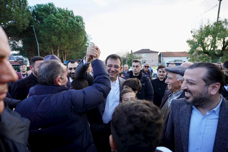 BEYKOZ KÖYLERİNDE VATANDAŞLARLA BULUŞTU