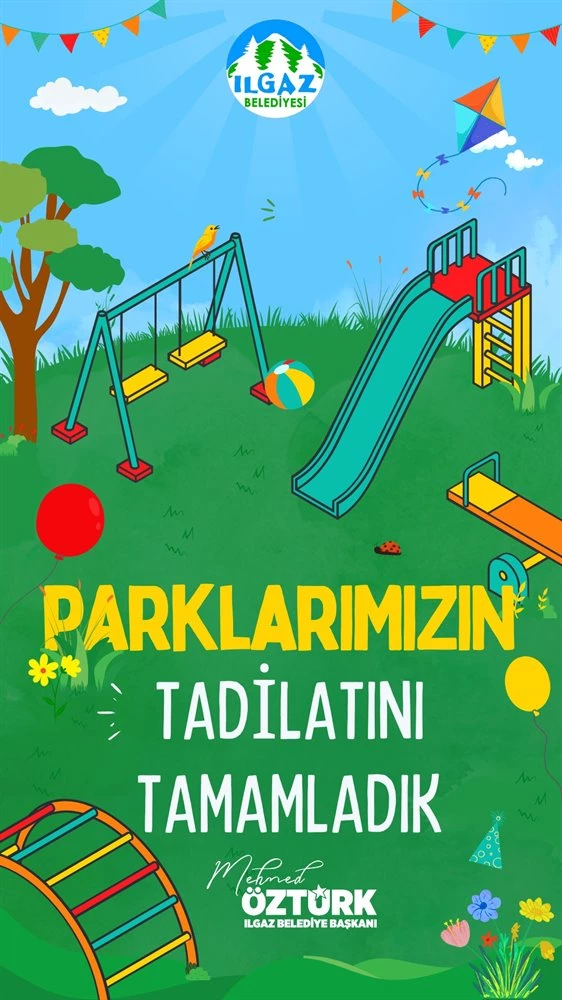 Parklarımızın Tadilatını Tamamladık