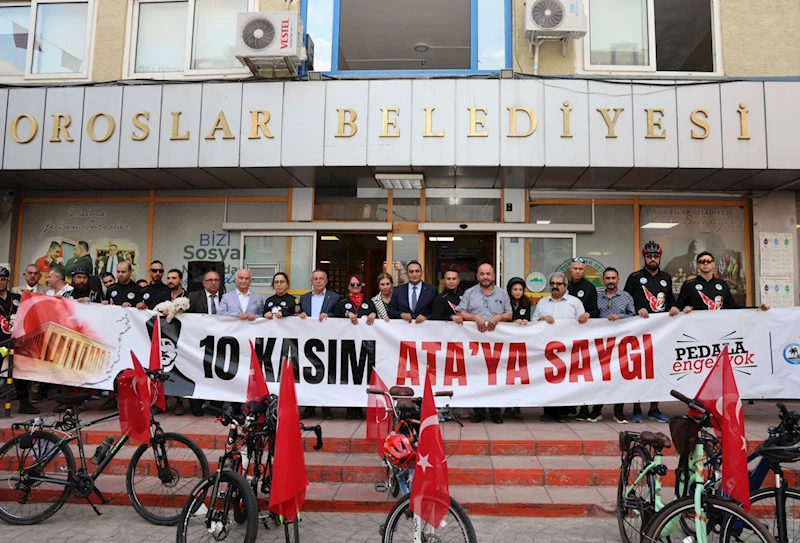 ATATÜRK’ÜN YOLUNDA TOROSLAR’DAN ANITKABİR’E, 550 KM PEDAL ÇEVİRECEKLER