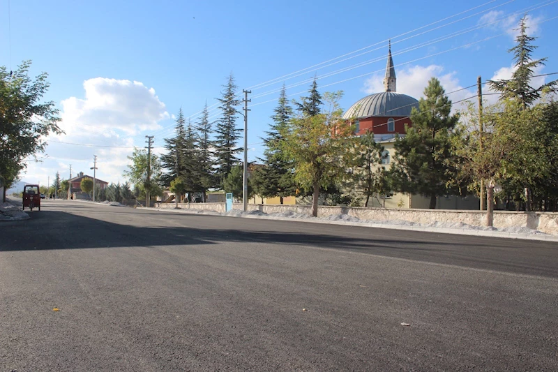 Afyon Yolu’nda Sıcak Asfalt Çalışmaları Tamamlandı