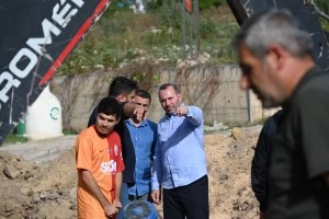 BAŞKAN TUTUK, VATAN CADDESİ’NDE İNCELEMELERDE BULUNDU