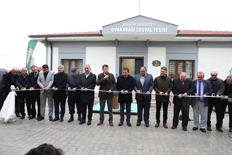 OVAKAVAĞI SOSYAL TESİSİ HİZMETE AÇILDI