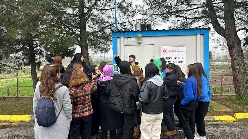 Öğrenciler Büyükşehir’in tesisinde atık suyun yolculuğuna tanıklık etti