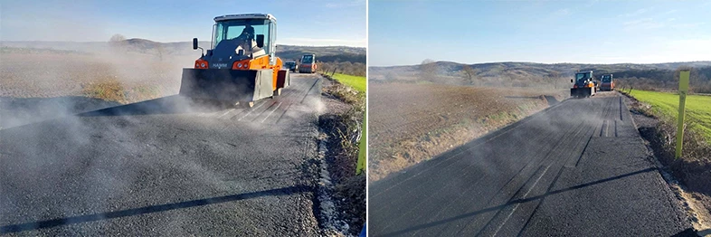 Kandıra Akçakese-Boşnaklar yolu asfaltlandı