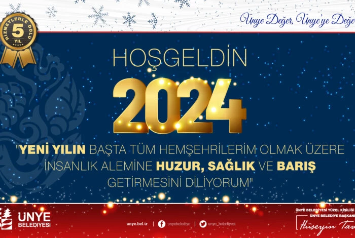 BAŞKAN TAVLI “2024 YILININ HAYIRLAR GETİRMESİNİ DİLİYORUM”