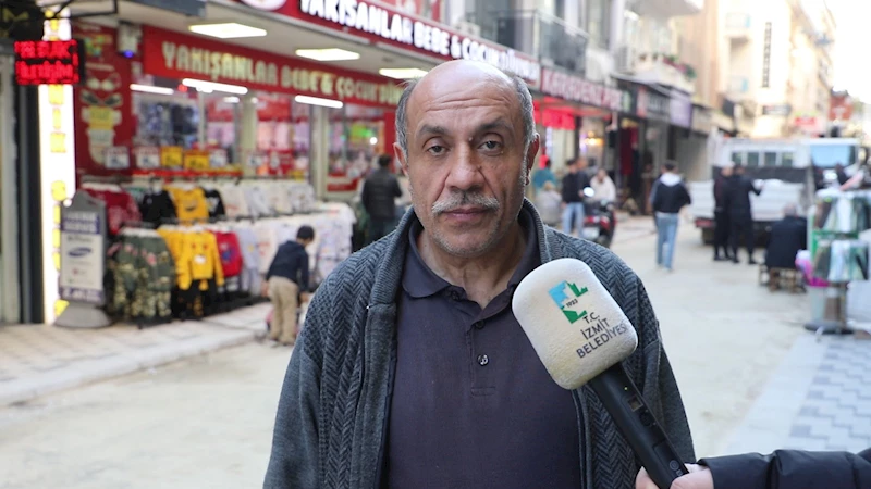 AKÇA CAMİİ CADDESİ ESNAFI HIZLA İLERLEYEN ÇALIŞMALARDAN ÇOK MEMNUN