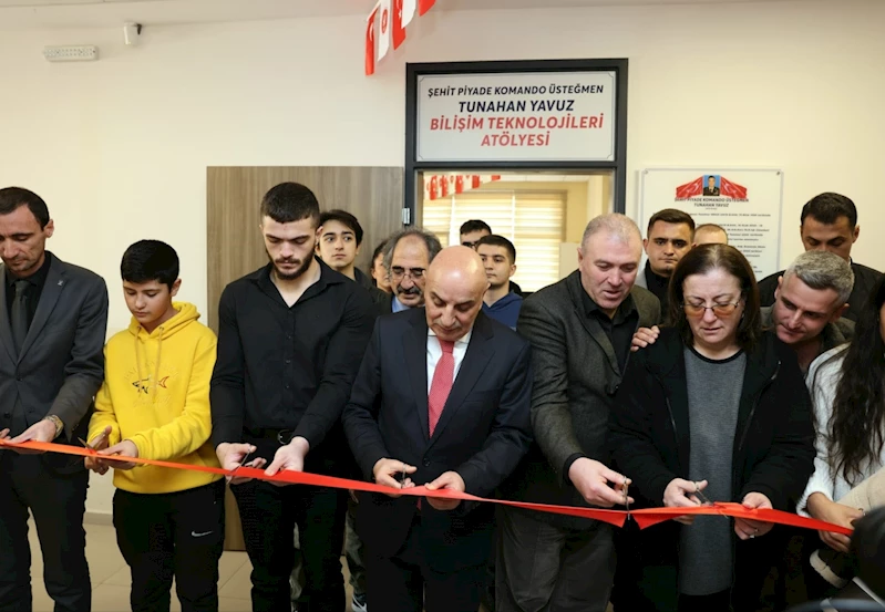 Şehit Üsteğmenin ismi Bilişim Teknolojileri Atölyesi’nde yaşayacak