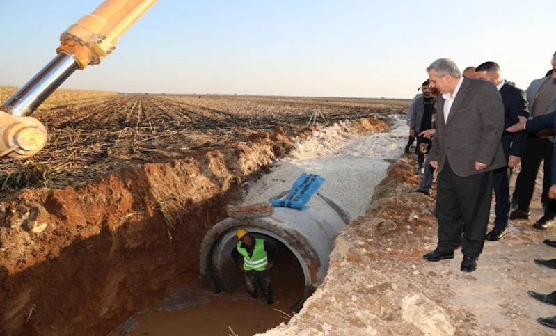 Başkan Beyazgül, Suruç’ta Alt Yapı Çalışamalarını İnceledi