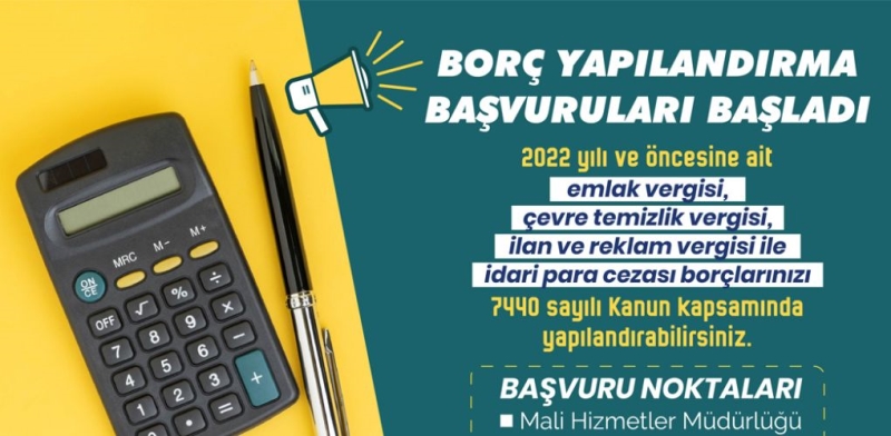 Borç Yapılandırma Başvuruları Başladı