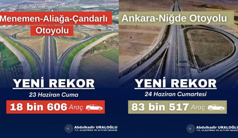 ULAŞIMDA REKORLAR ZAMANI