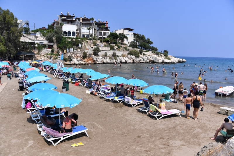 Mersin Büyükşehir’in Halk Plajlarına Kurban Bayramı Tatilinde Yoğun İlgi