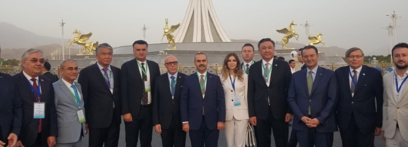 BAŞKANIMIZ IŞIK TÜRKMENİSTAN’IN ARKADAĞ ŞEHRİNİN AÇILIŞ TÖRENİNE KATILDI