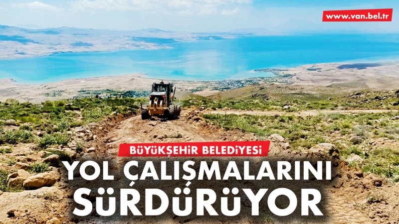 BÜYÜKŞEHİR BELEDİYESİ YOL ÇALIŞMALARINI SÜRDÜRÜYOR