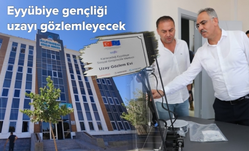 Eyyübiye’nin Tam Donanımlı Gençlik Merkezi Hazır