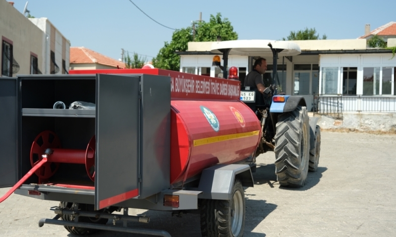 Yangına Müdahale Noktasında Tankerler Hazır