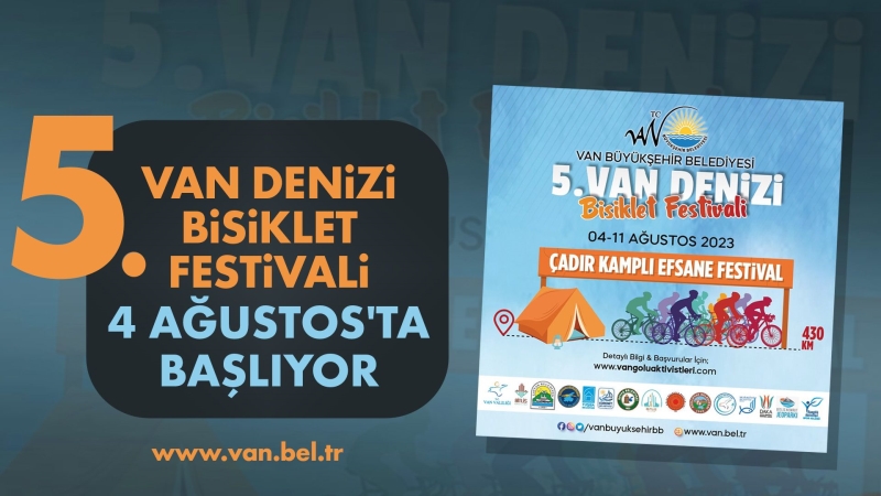 5. VAN DENİZİ BİSİKLET FESTİVALİ 4 AĞUSTOS