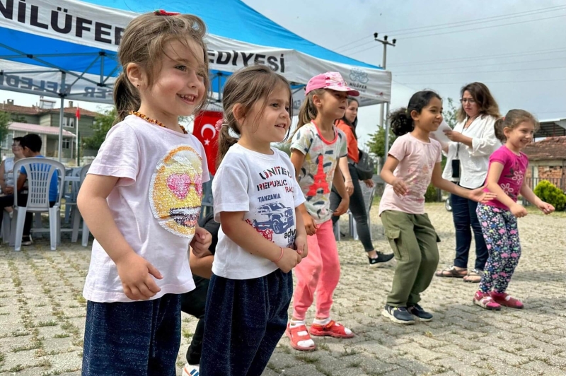 Nilüfer’in çocukları yaz atölyeleriyle şen şakrak