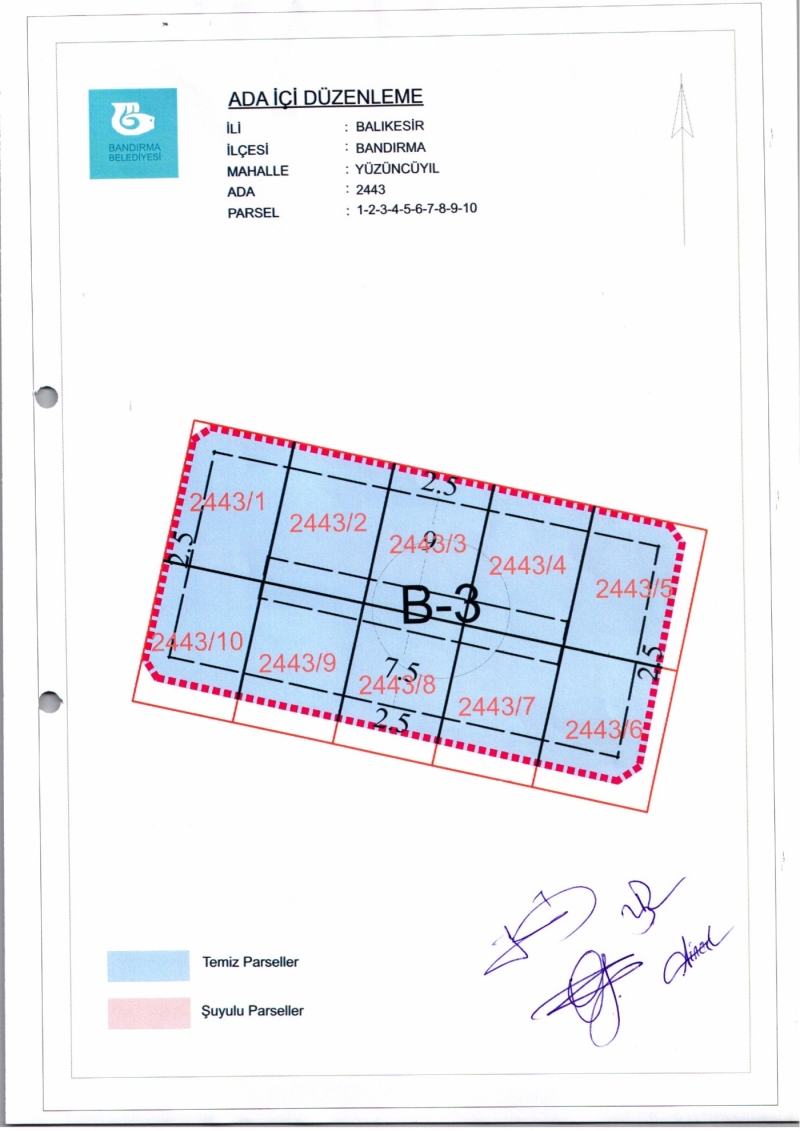 100. Yıl Mh. 2443 Ada İçi Düzenlemesi