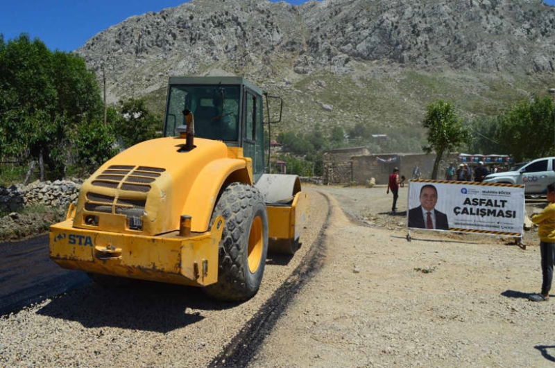 Büyükşehir Belediyesi Günnercik yayla yolunu asfaltlıyor