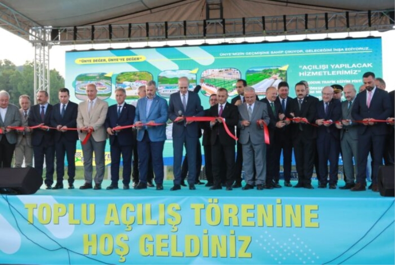 ÜNYE BELEDİYESİ’NİN HİZMETLERİNE TOPLU AÇILIŞ