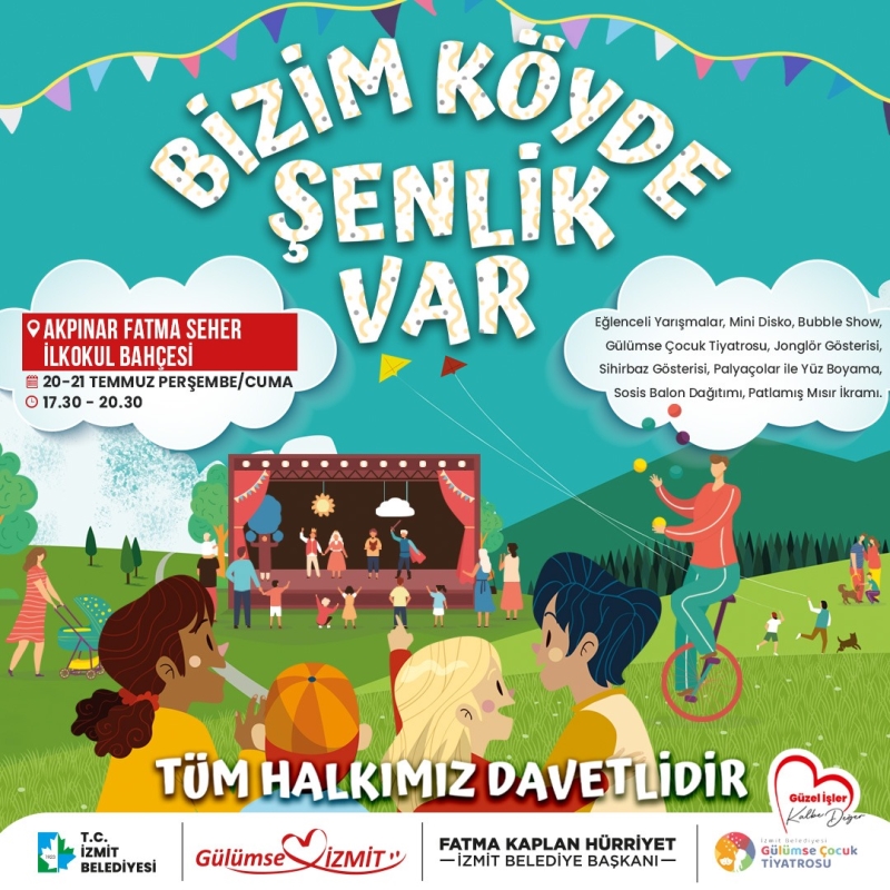 BİZİM KÖYDE ŞENLİK VAR ETKİNLİKLERİ 2 GÜN BOYUNCA AKPINAR’DA DEVAM EDECEK