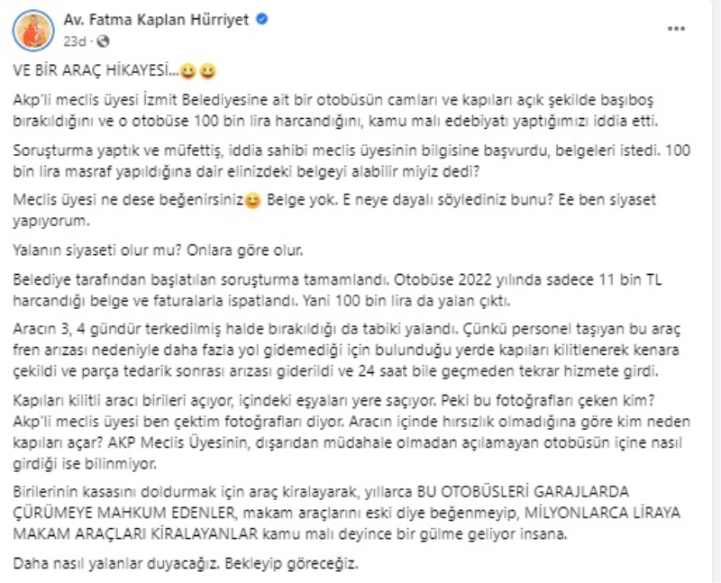 HÜRRİYET: OTOBÜSLERİ YILLARCA GARAJLARDA ÇÜRÜMEYE MAHKUM EDENLER ‘KAMU MALI’ DEYİNCE BİR GÜLME GELİYOR