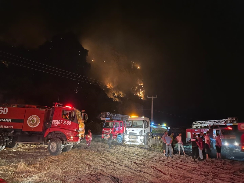 Köşkerler Dere Narlık Mevki Orman Yangını