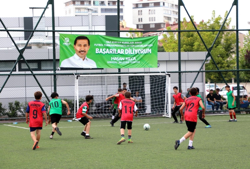 KARATAY’DA KUR’AN KURSU ÖĞRENCİLERİ ARASI FUTBOL TURNUVASI BAŞLADI