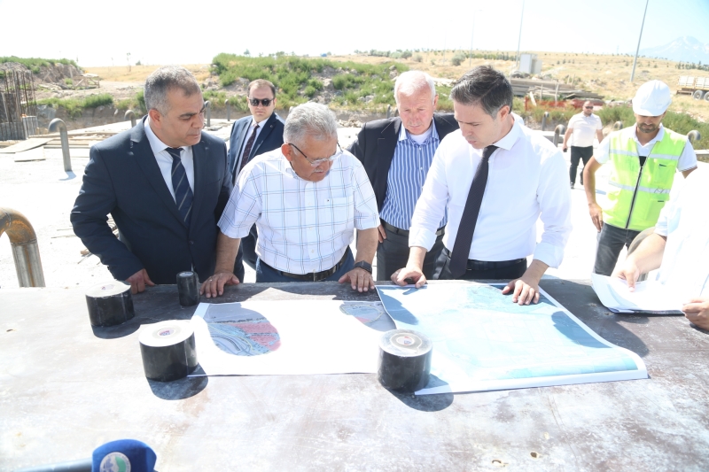 Başkan Büyükkılıç, KASKİ’nin Şehir Hastanesi Bölgesindeki Dev Yatırımını İnceledi