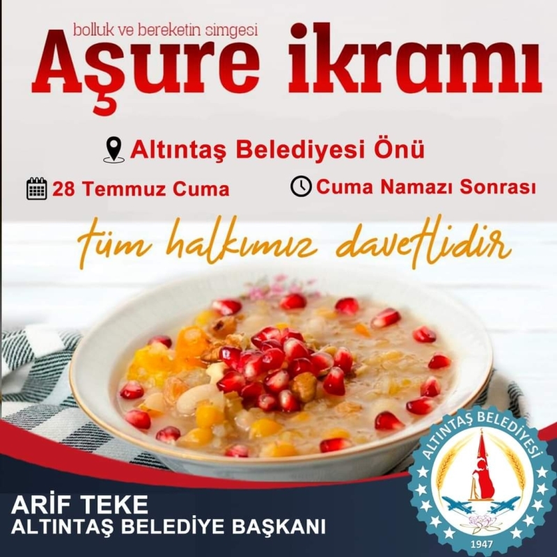 Aşure Paylaşmaktır...