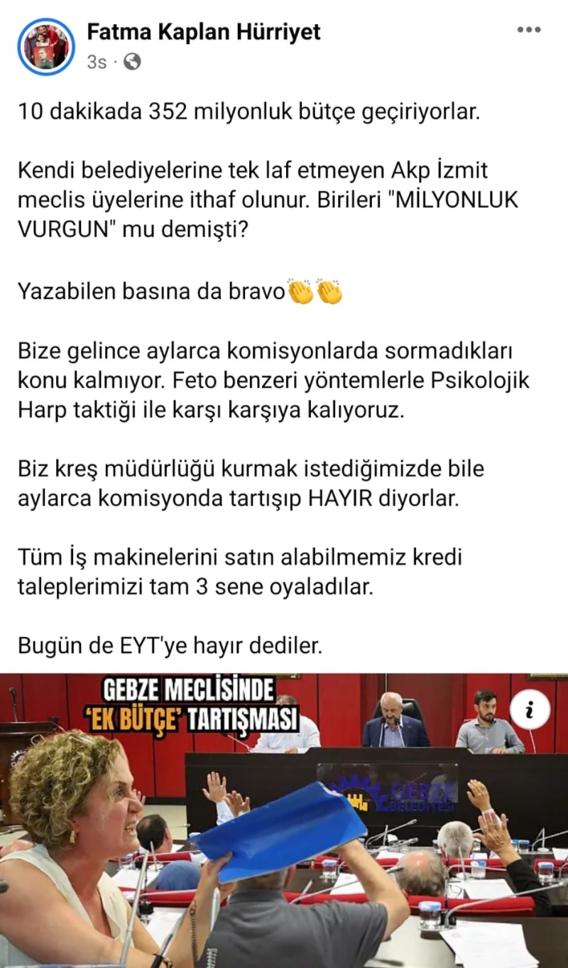 BAŞKAN HÜRRİYET SİYASİ AYRIMCILIĞA DİKKAT ÇEKTİ!