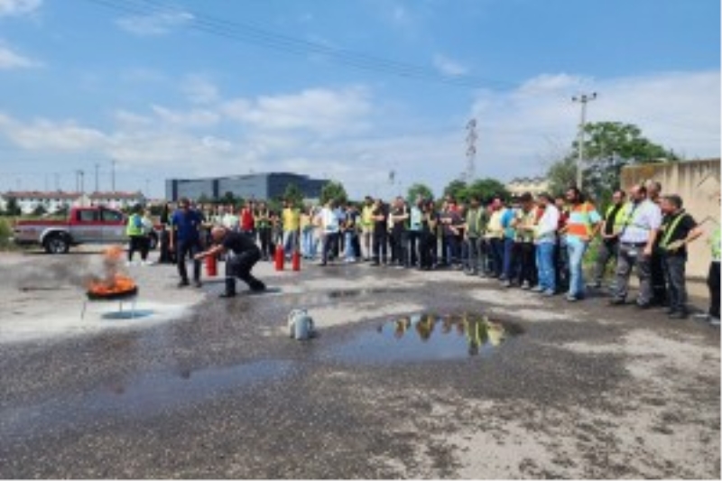 İTFAİYE MÜDÜRLÜĞÜ EĞİTİMLERİNİ SÜRDÜRÜYOR