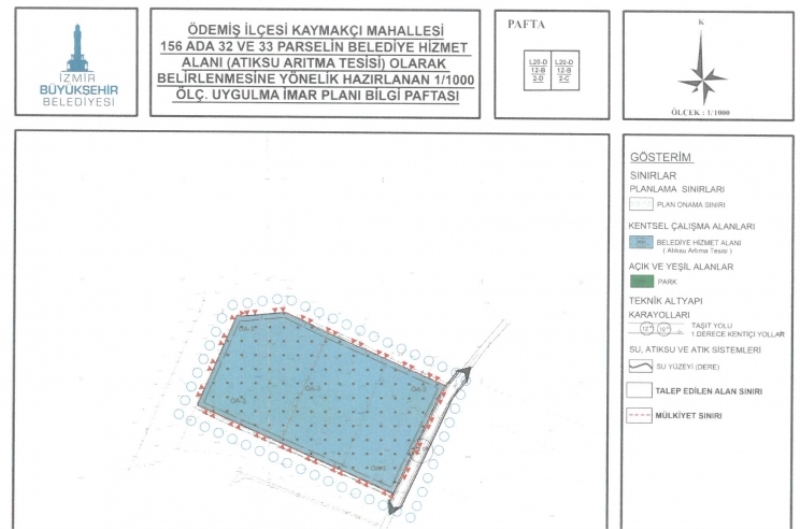 UİP-351022131 Plan İşlem Numaralı İmar Planı Değişikliği İlanı