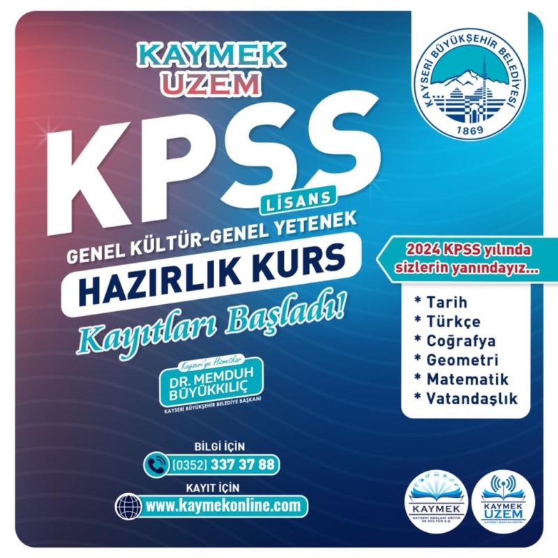 Büyükşehir KAYMEK, 2024 KPSS’de Memur Adaylarının Yanında