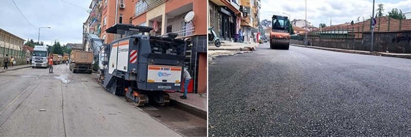 Cedit Mahallesi Bostanlar Sokak asfaltlandı