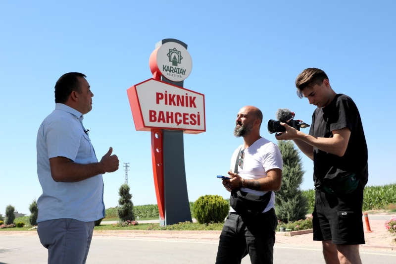 KARATAY BELEDİYESİ’NİN PİKNİK BAHÇESİ ALMAN TELEVİZYONU’NDA